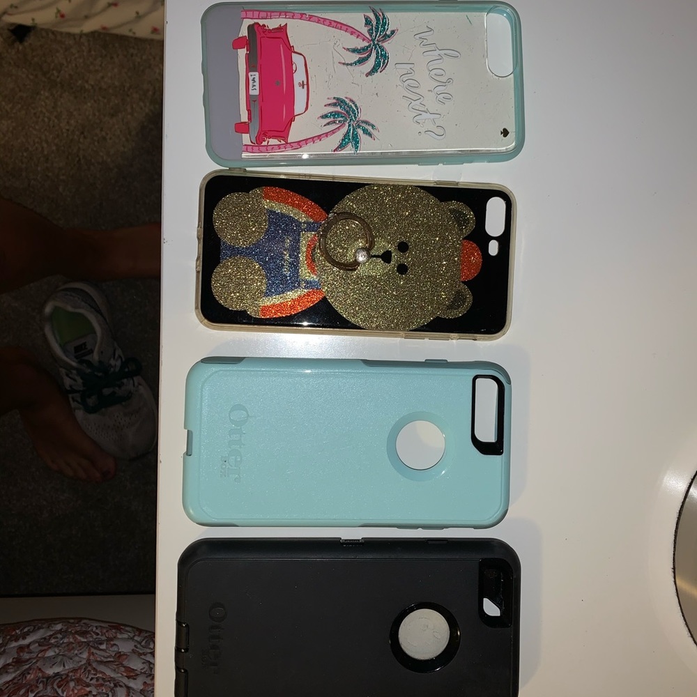 Iphone 7+ cases || price listed is for all 4 cases